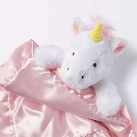 Cloud Island Unicorn Security Blanket With Satin Trim - Picture 2 of 7